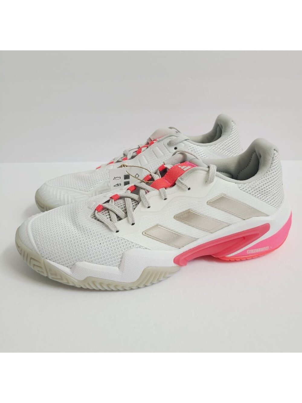 NEW Adidas Womens Barricade 13 Tennis Shoes IH2967 Size 9.5 White